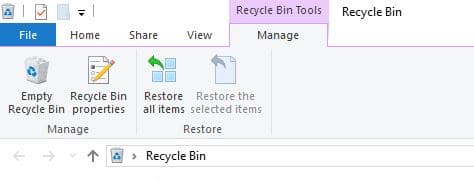 delete file permanently empty recycle bin