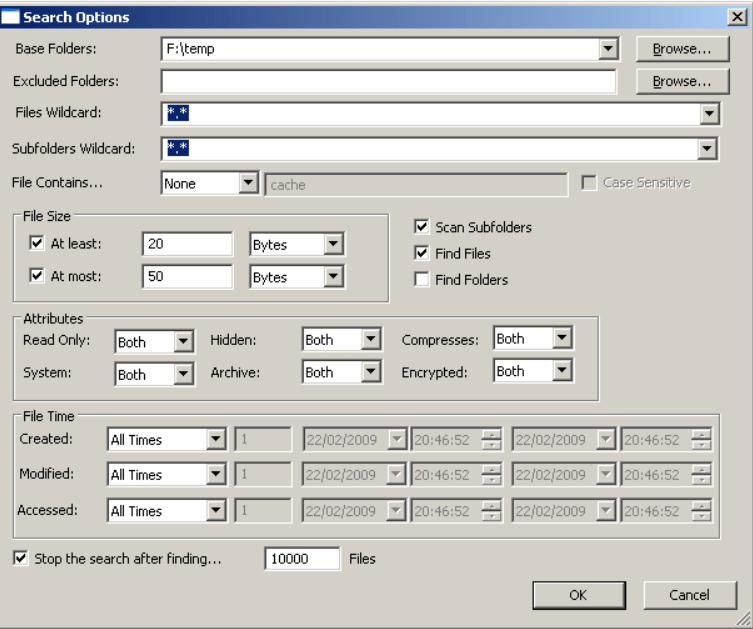 SearchMyFile locates & deletes duplicates file for free