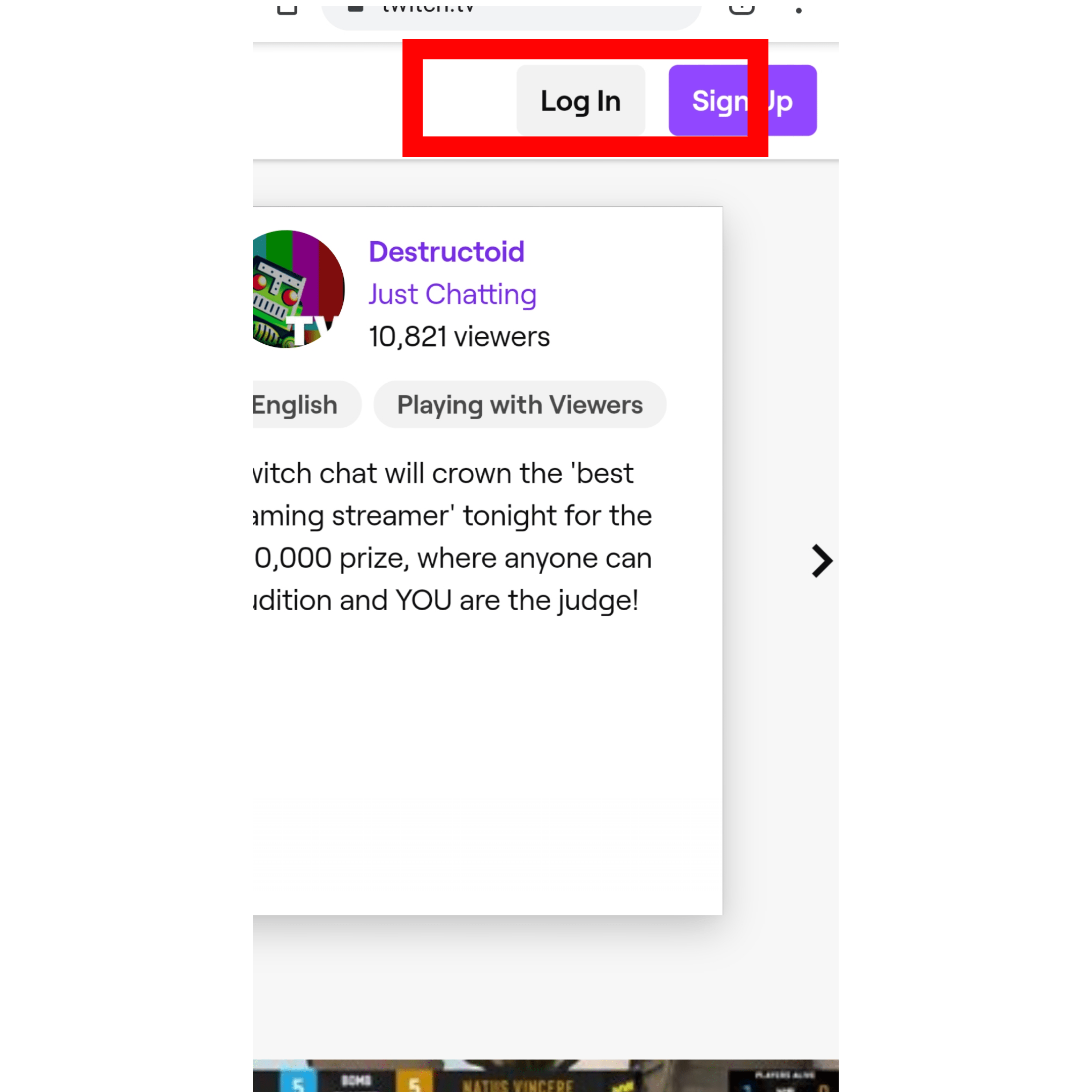 Create twitch account mobile, delete twitch on android