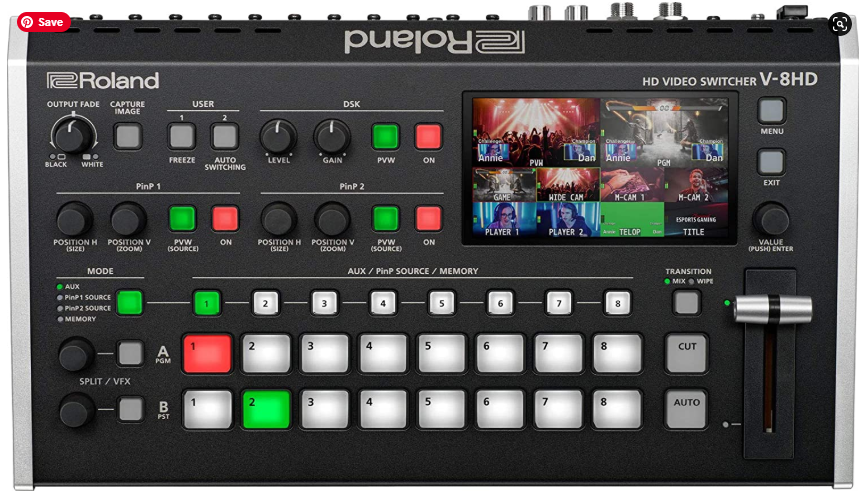 Roland V8-HD, Best video switcher for live streaming