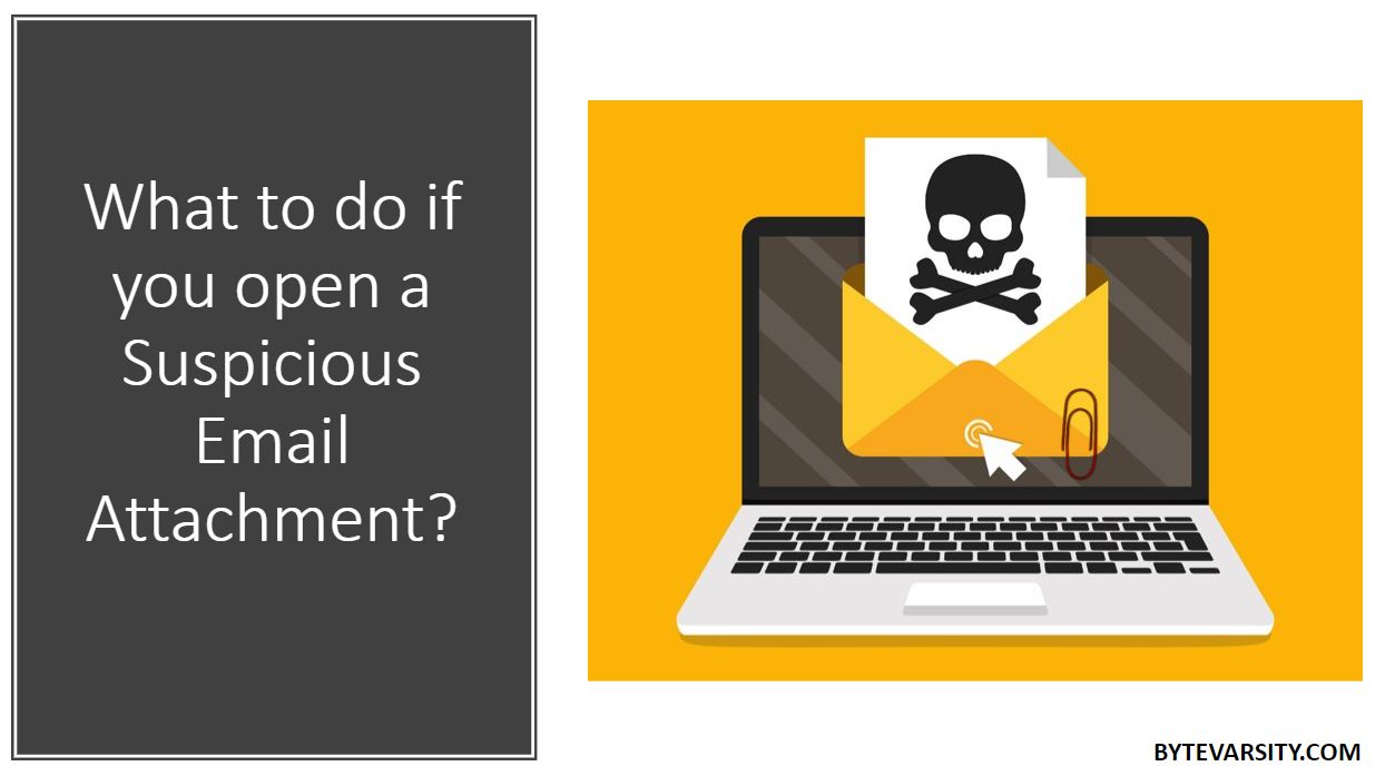What to do if you open a suspicious email attachment? – Complete Guide