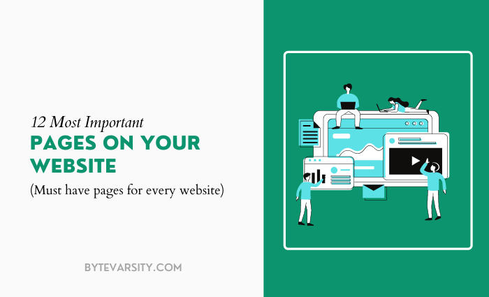 12 Most Important Pages on Your Website in 2022