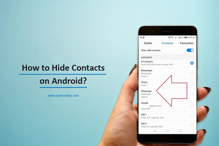 How to Hide Contacts on Android?