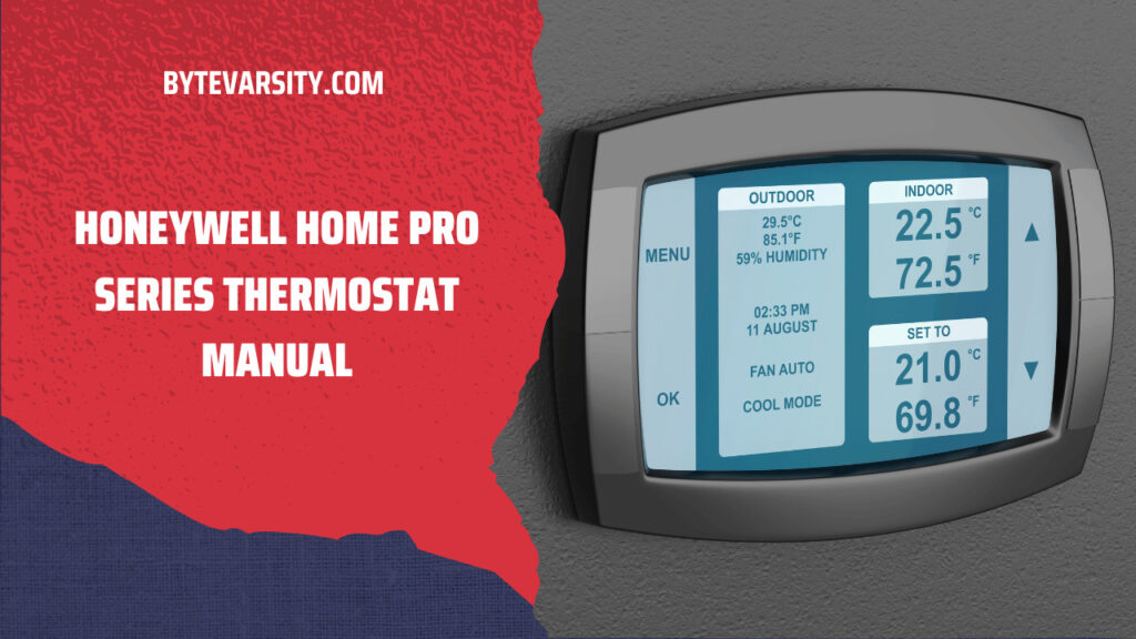 Honeywell Home Pro Series Thermostat Manual Bytevarsity