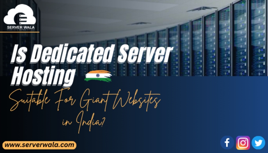 Is Dedicated Server Hosting Suitable For Giant Websites in India?