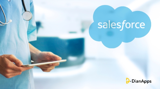 How is Salesforce beneficial for Healthcare Companies?