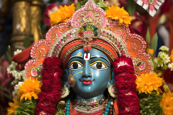 Embracing the Jolly Radiance of Shree Krishna: The Epitome of Divine Playfulness