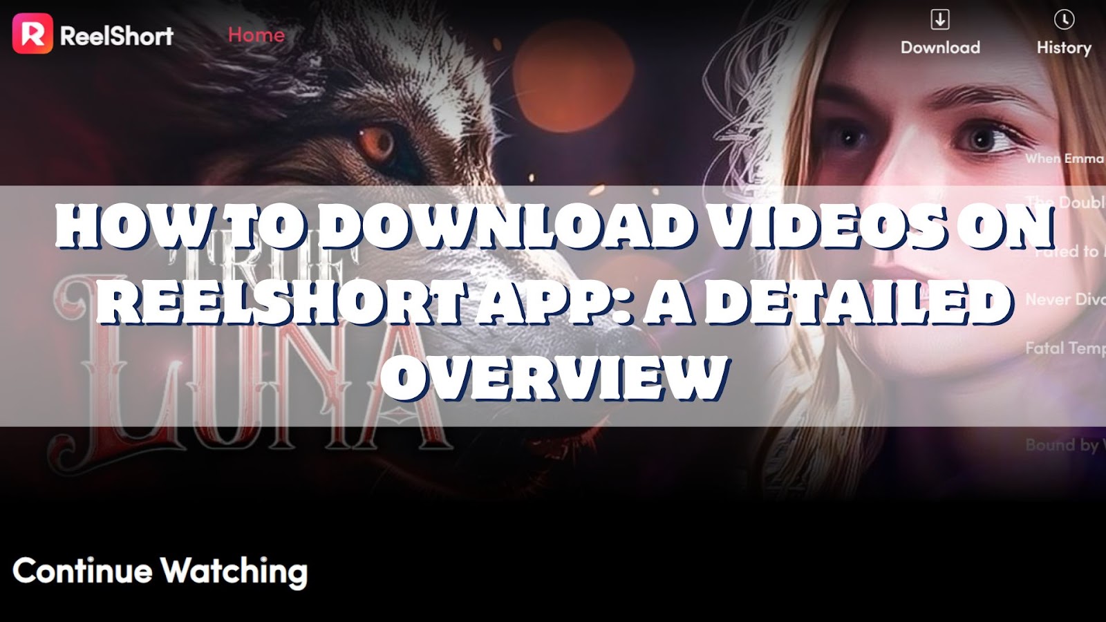 How To Download Videos On ReelShort App: A Detailed Overview