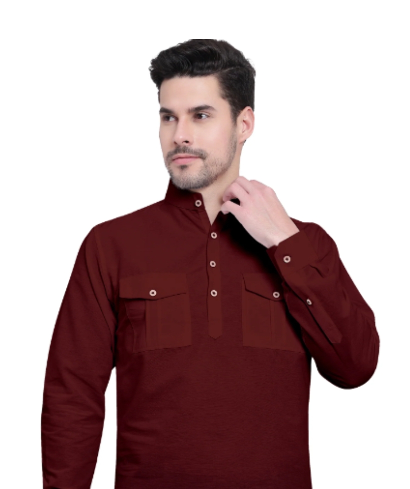 How to Mix and Match Double Pocket Kurtas with Pure Cotton Half Sleeve Shirts?